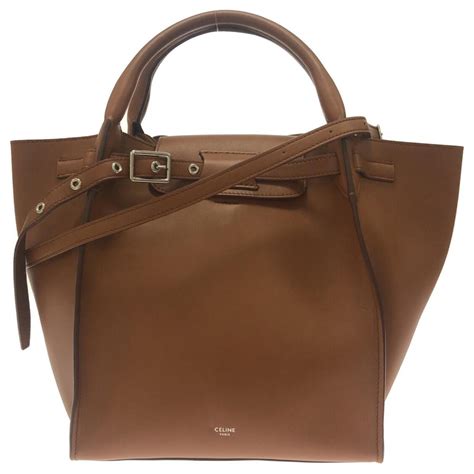 celine big bag brown|celine brown shoulder bag.